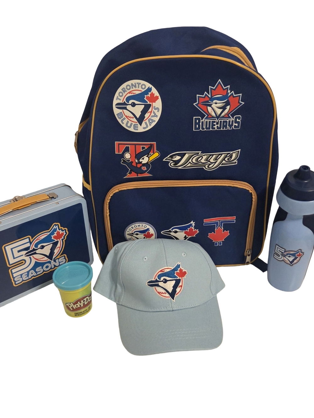 Toronto Blue Jays Kids Bag Navy & Light Blue Accessory Set